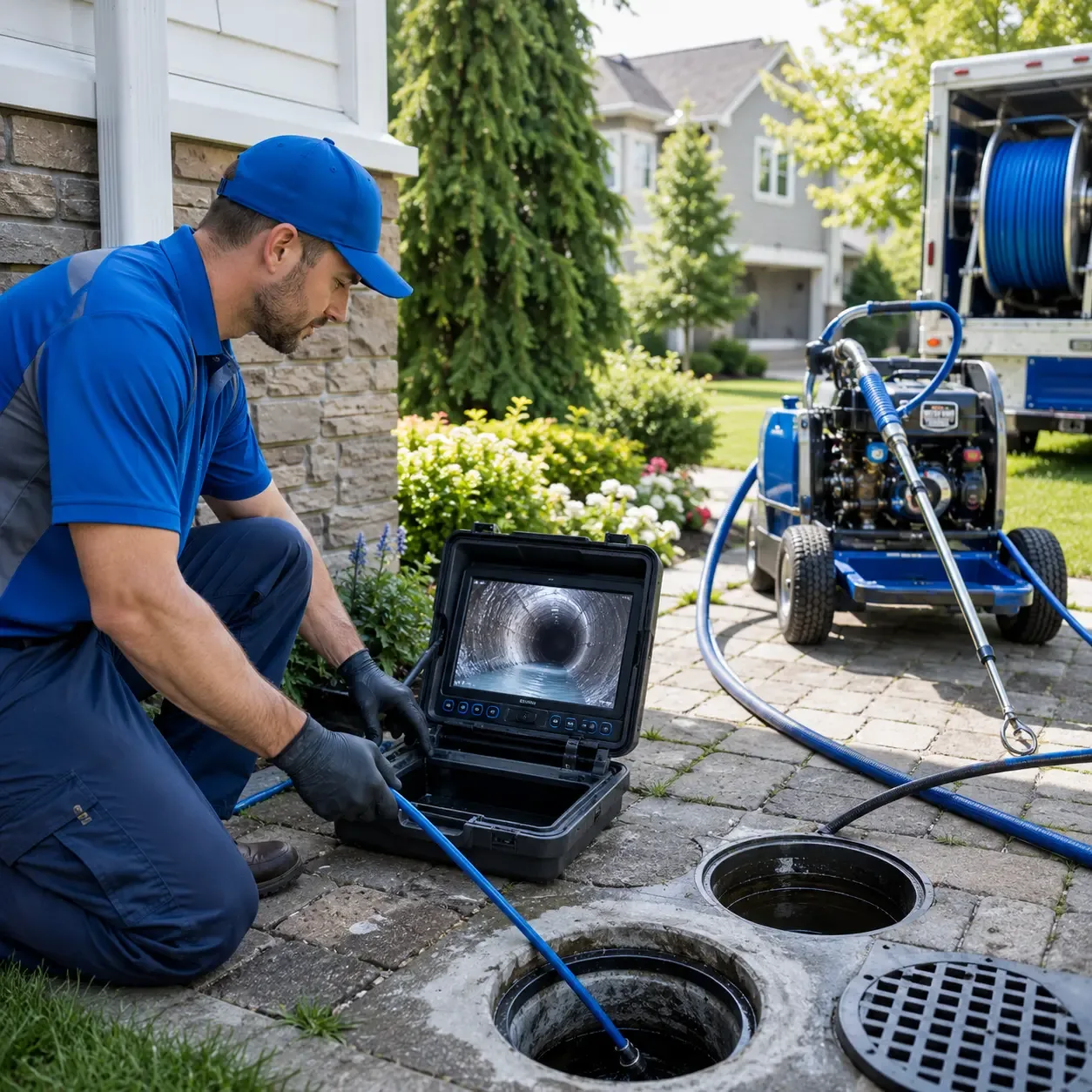 Outdoor drain cleaning professionals serving Killingworth, CT