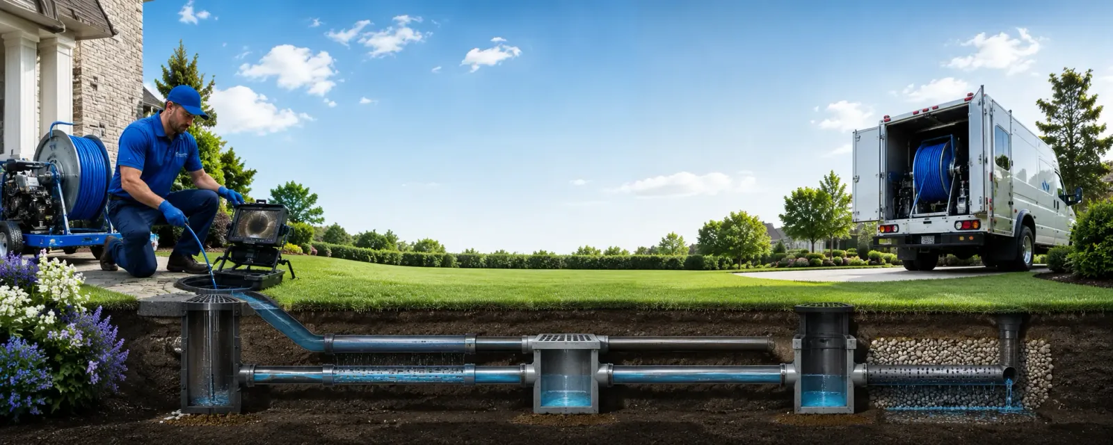 Outdoor drain cleaning information for Killingworth, CT